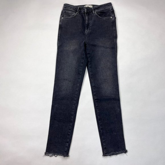 We the Free People High Rise‎ Raw Hem Jeans Women 30 NWOT Stretch Cotton Pockets - Picture 1 of 9